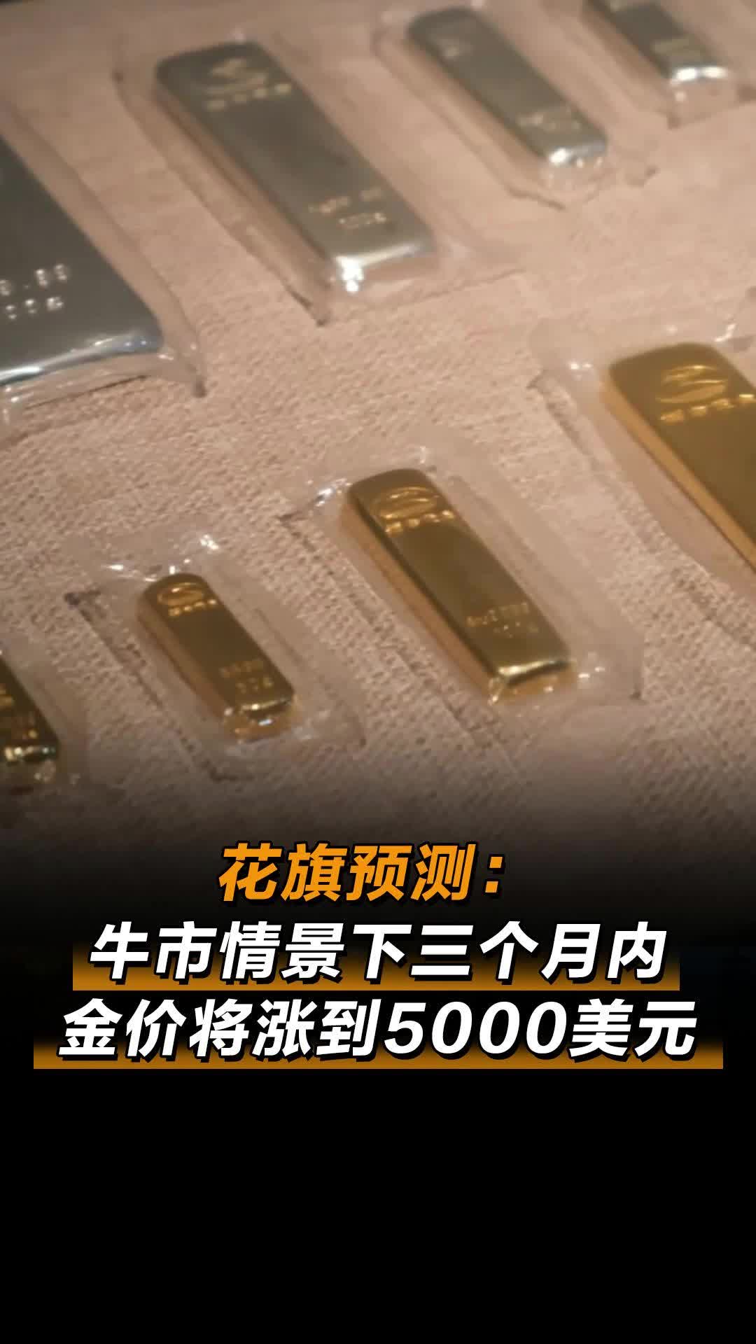 花旗预测：牛市情景下，三个月内金价将涨到5000美元_《财经》客户端